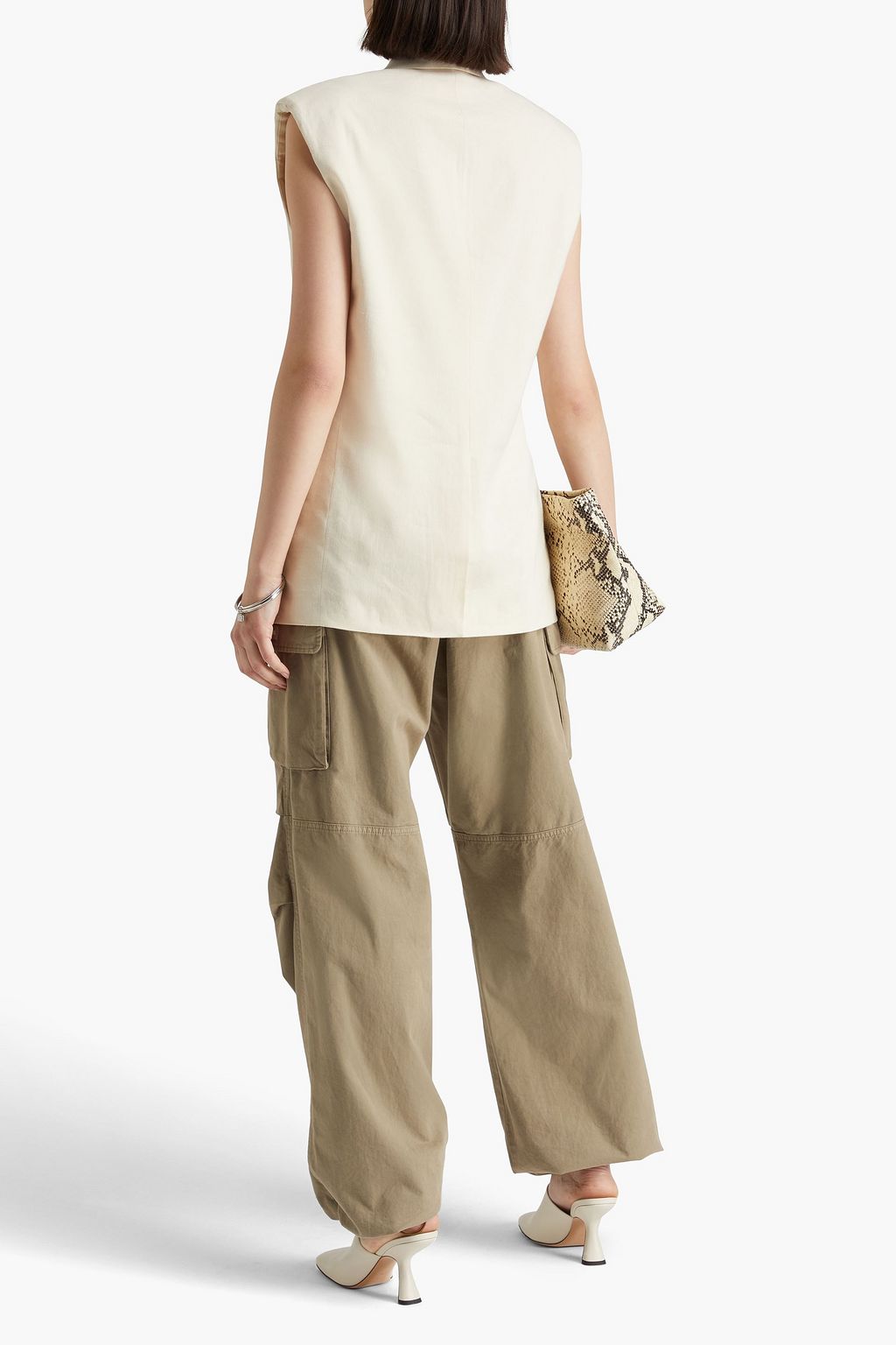HELMUT LANG Linen-blend vest