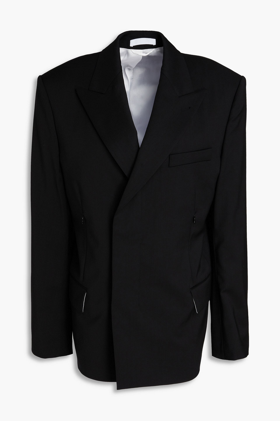 Wool-twill blazer
