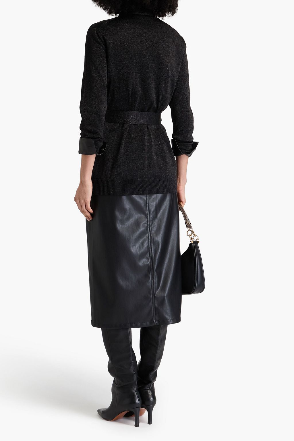 MISSONI كارديغان محبوك بلون معدني
