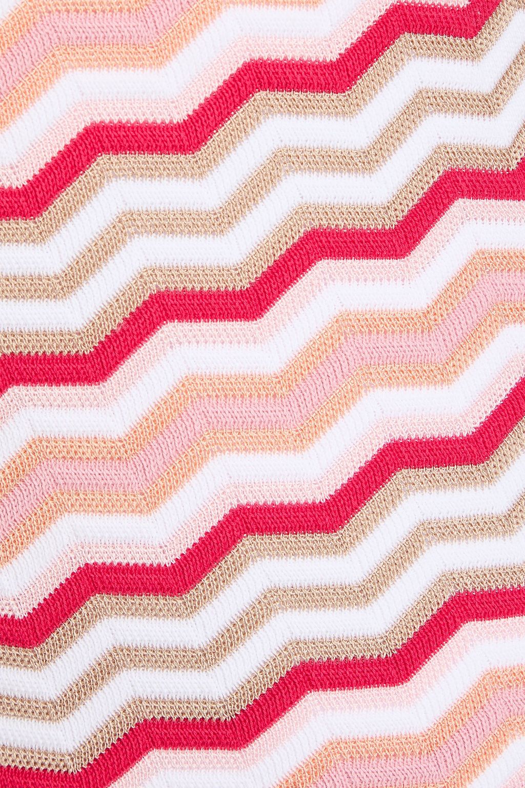 MISSONI كنزة رياضية من مزيج من القطن بحبكة كروشيه