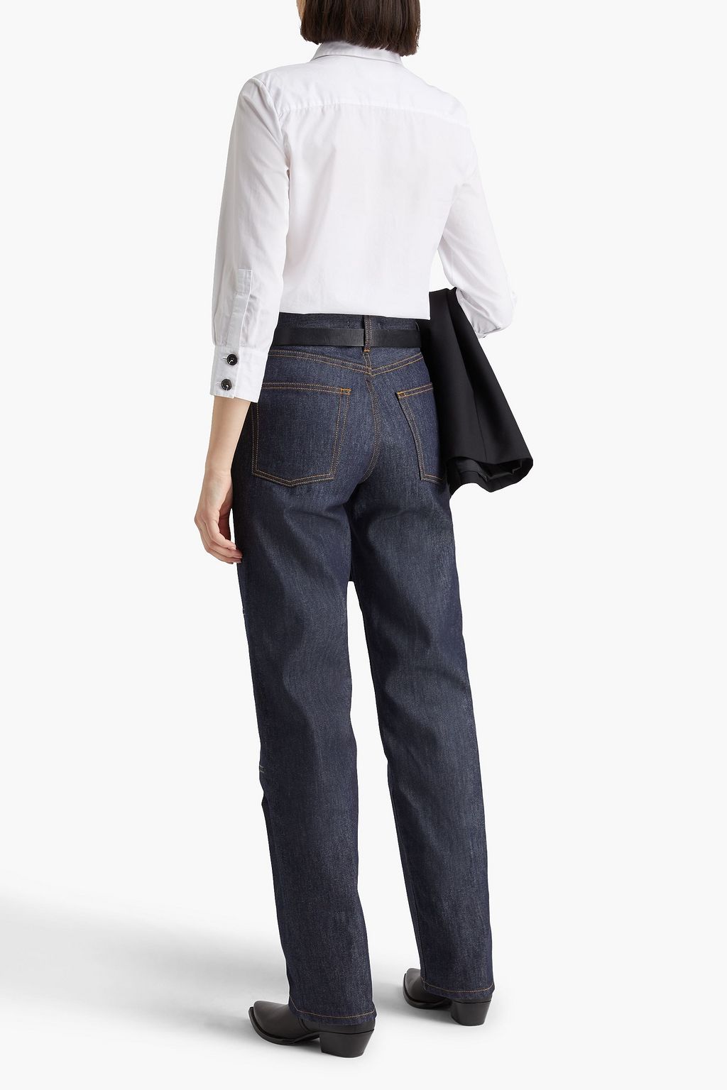 HELMUT LANG ハイライズ ストレートレッグジーンズ