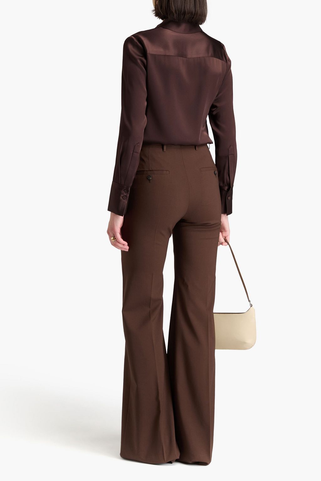 A.EMERY Philippa satin shirt