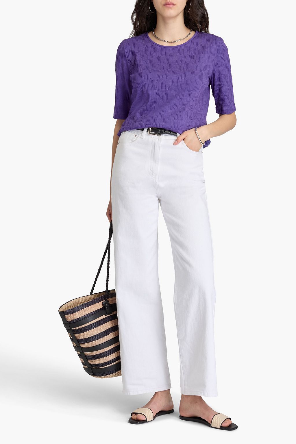 GIORGIO ARMANI Cloqué top