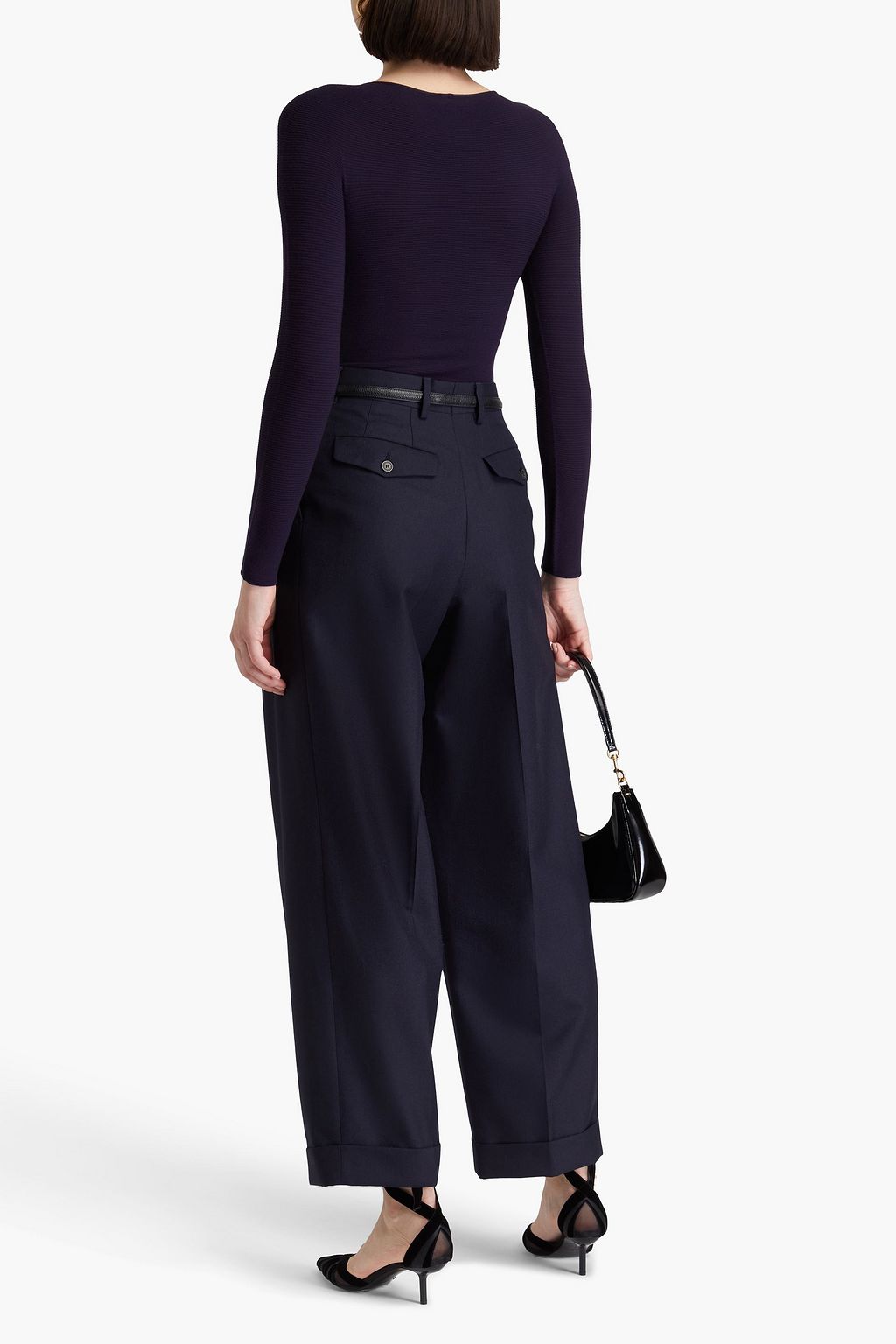 GIORGIO ARMANI كنزة رياضية محبوكة