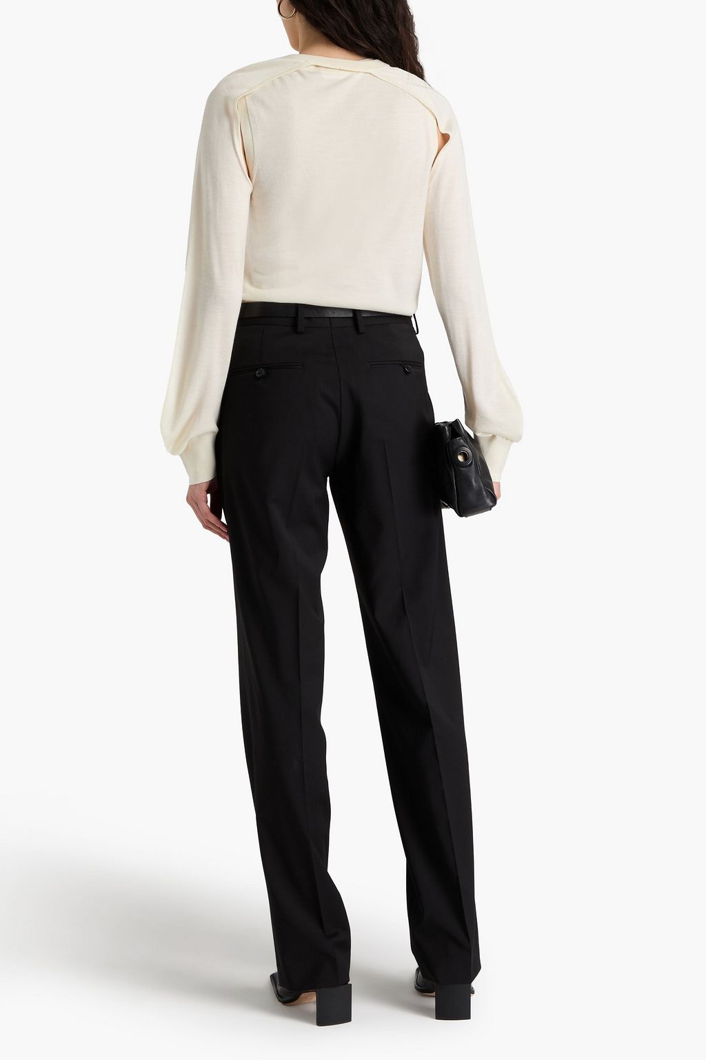HELMUT LANG بلوزة من مزيج الصوف