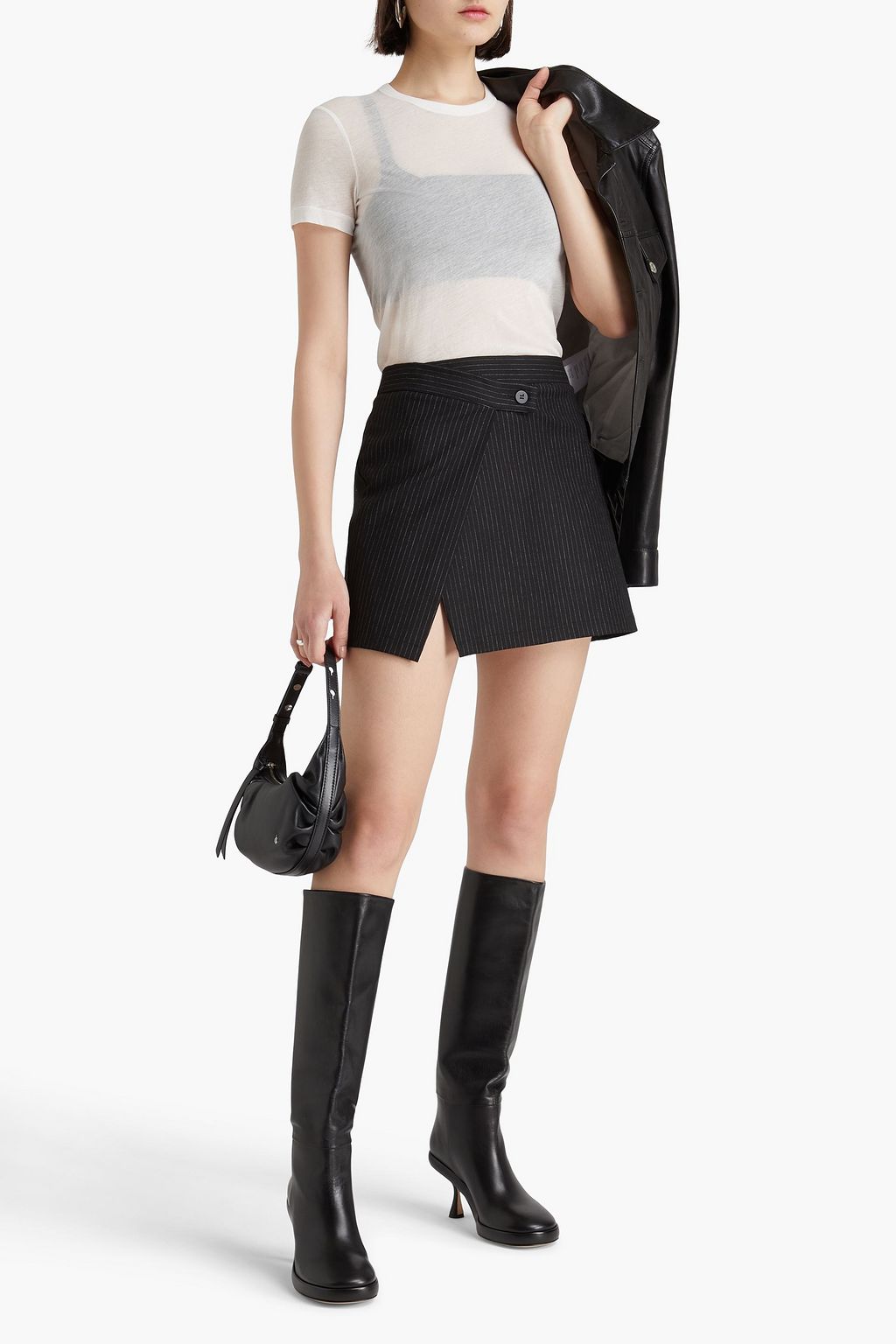 HELMUT LANG تي شيرت من قطن جيرسي