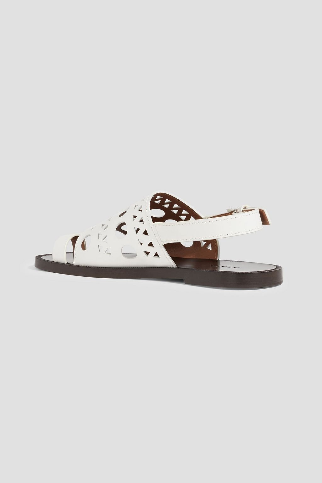 ALAÏA Laser-cut leather slingback sandals