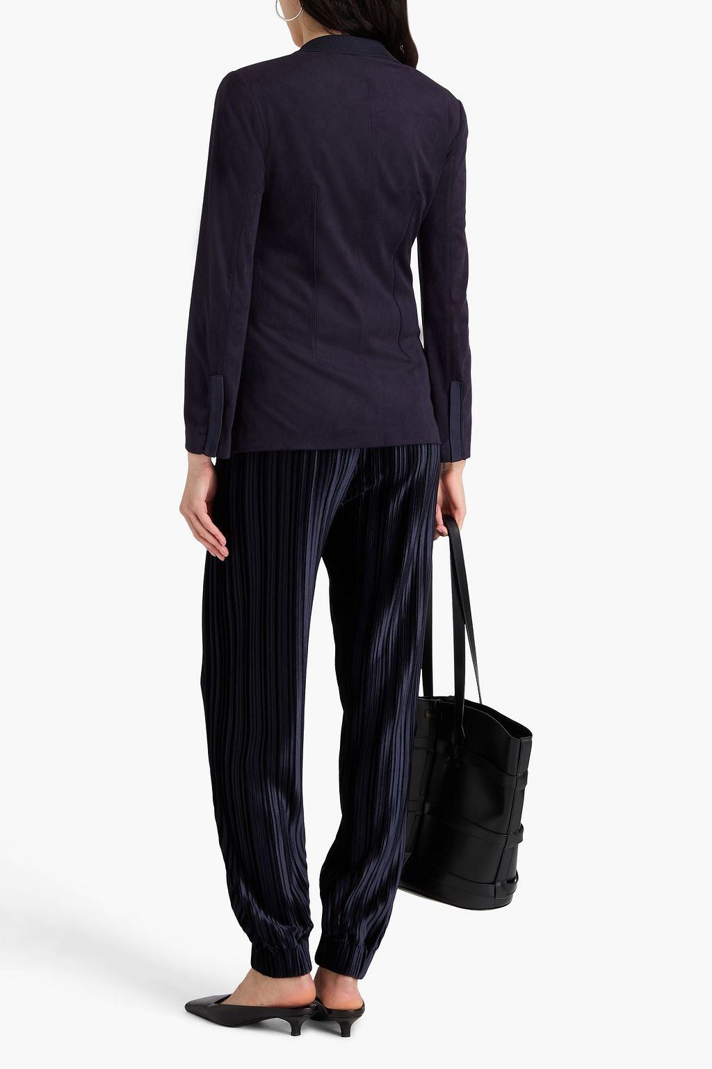 GIORGIO ARMANI بليزر بحواف من نسيج محبوك