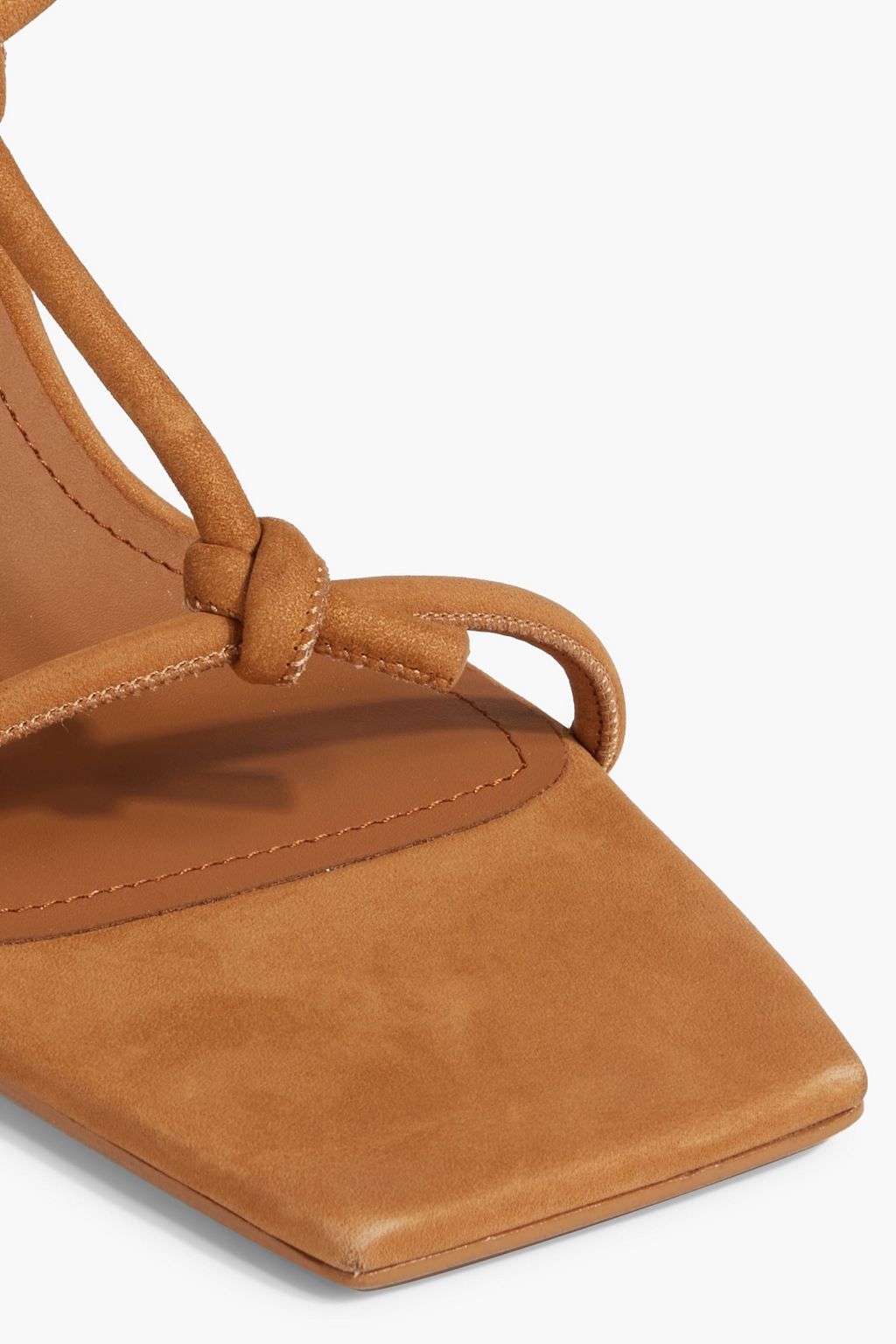 RICK OWENS Cantilever suede wedge sandals