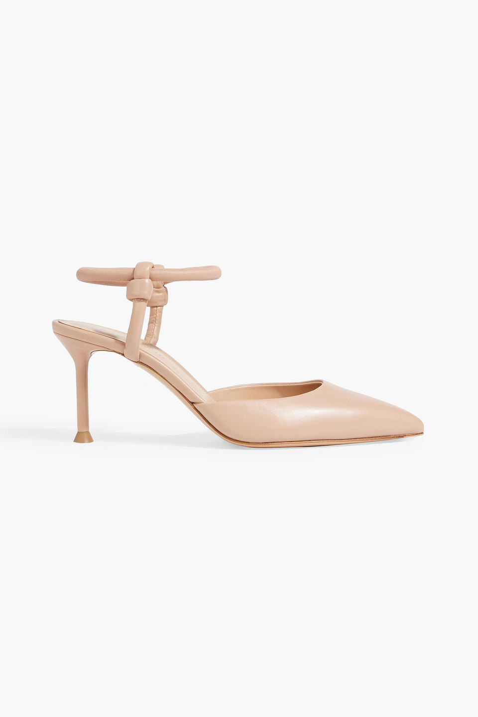 Gianvito Rossi Juno Leather Pumps In Blush