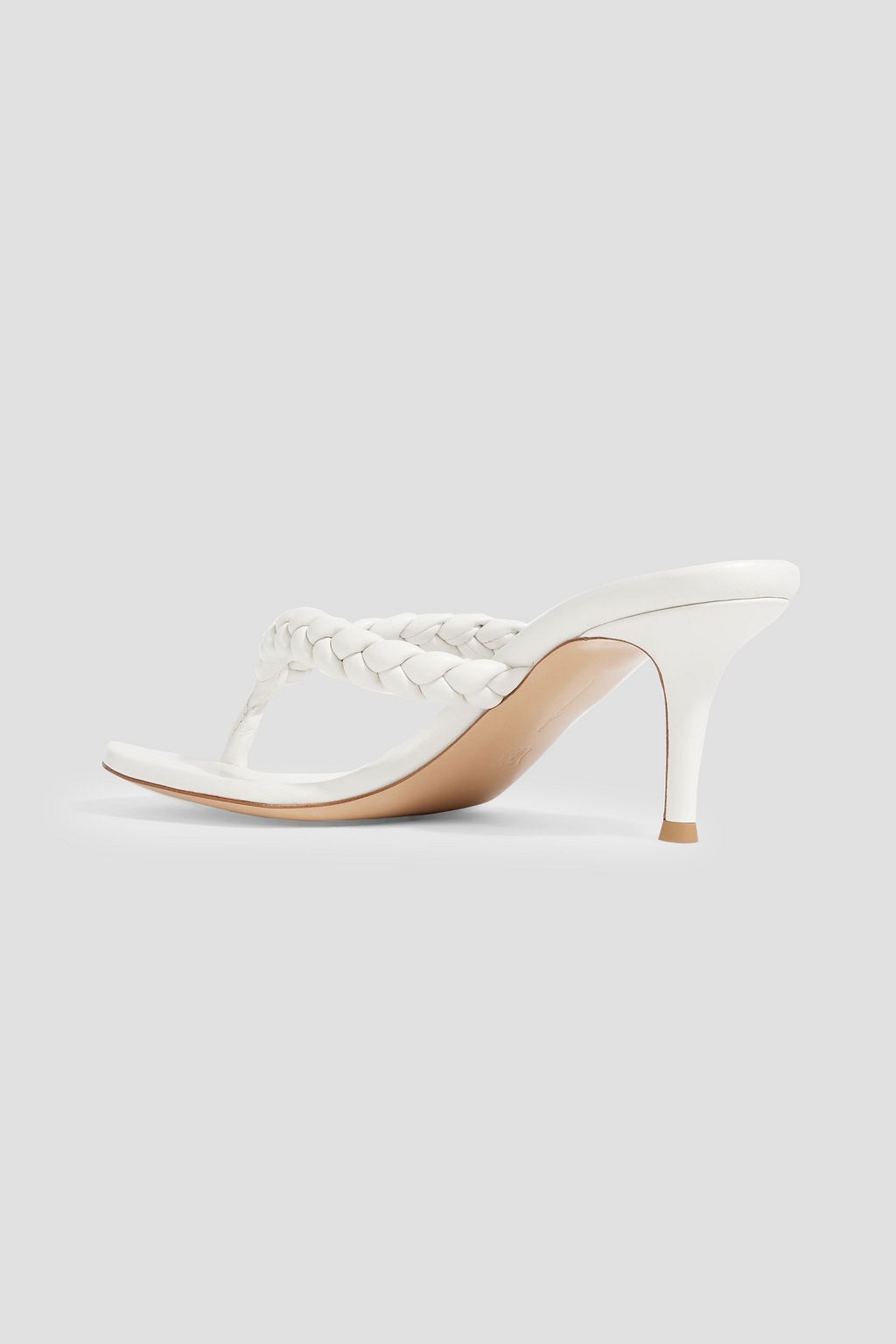 GIANVITO ROSSI Tropea braided leather sandals
