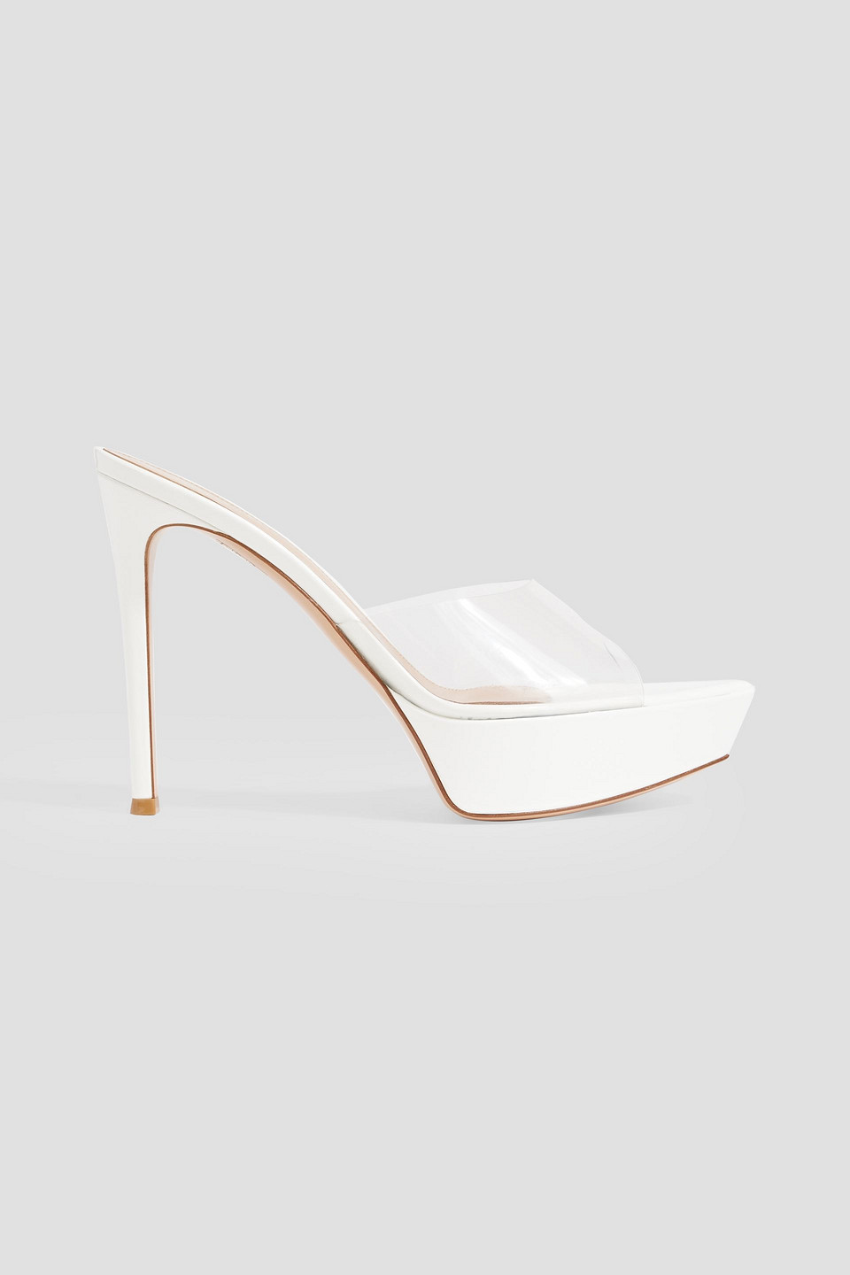 Betty patent-leather and TPU platform mules