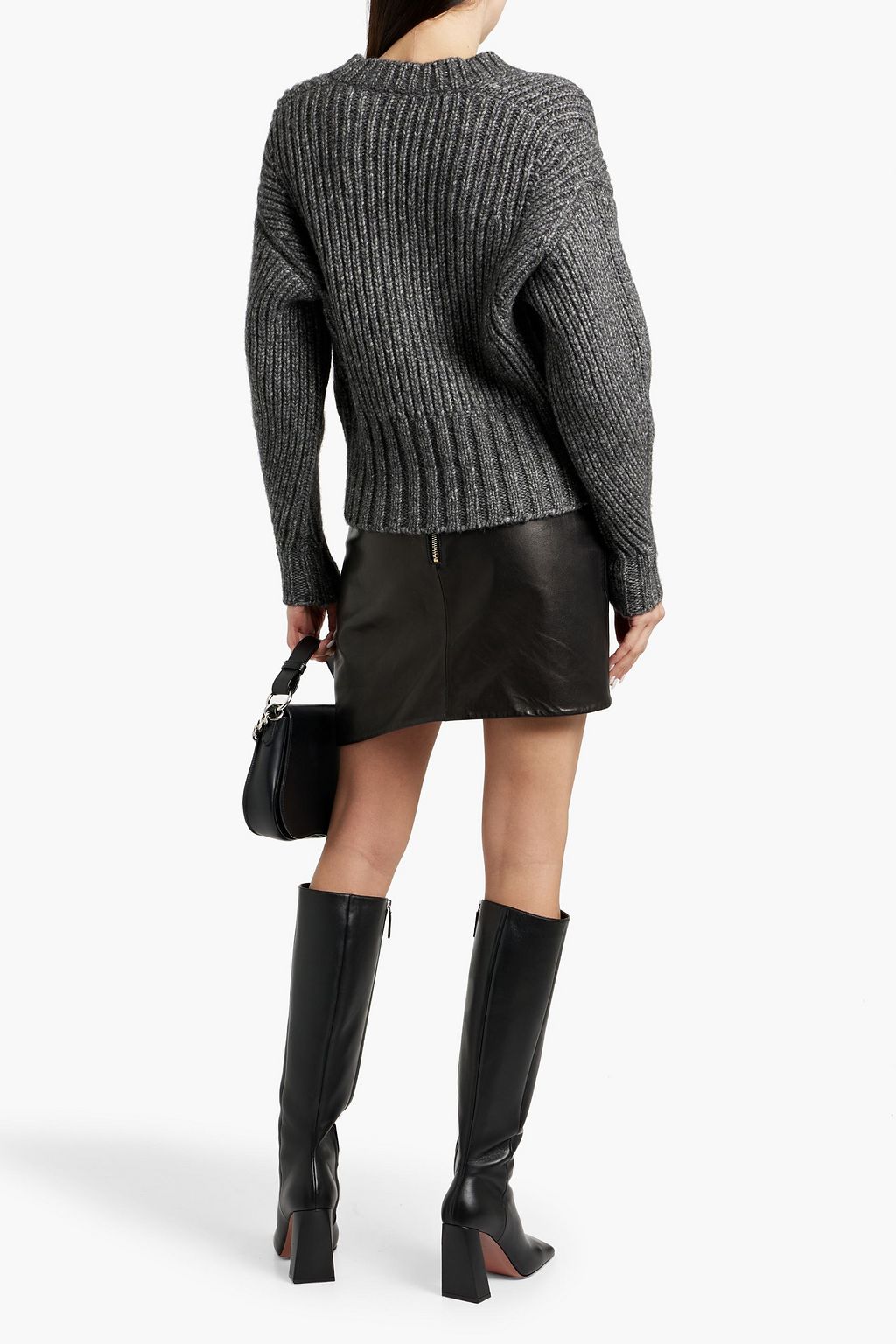 IRO Ewenn ribbed alpaca, wool and cotton-blend sweater