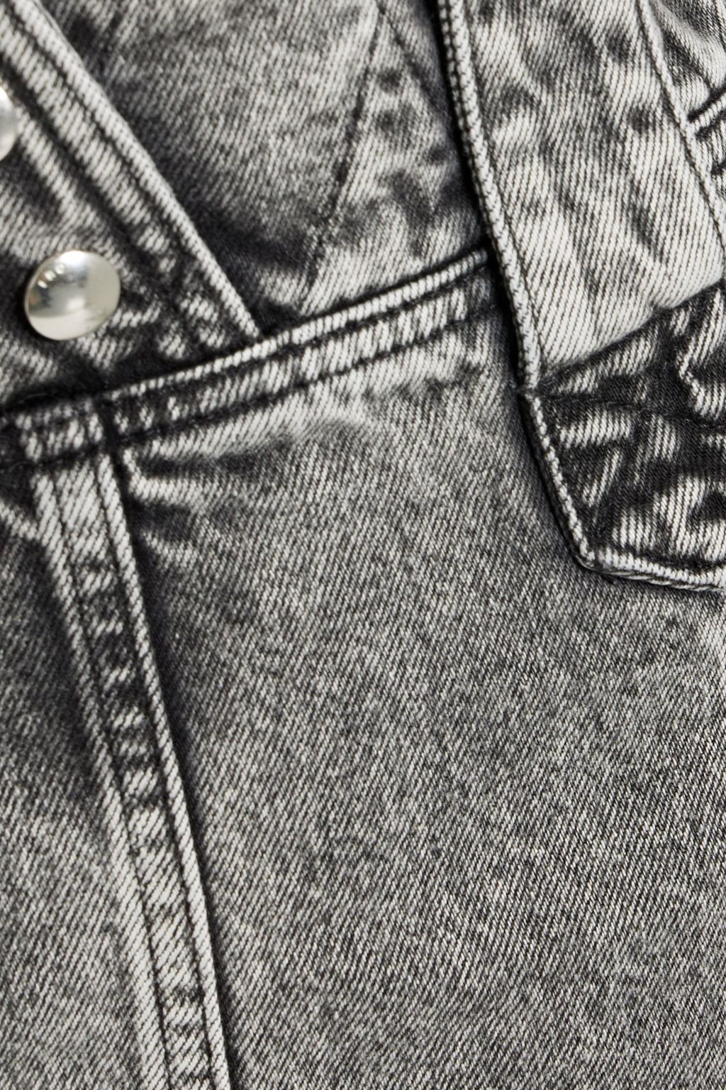 IRO Jazzino acid-wash denim mini skirt