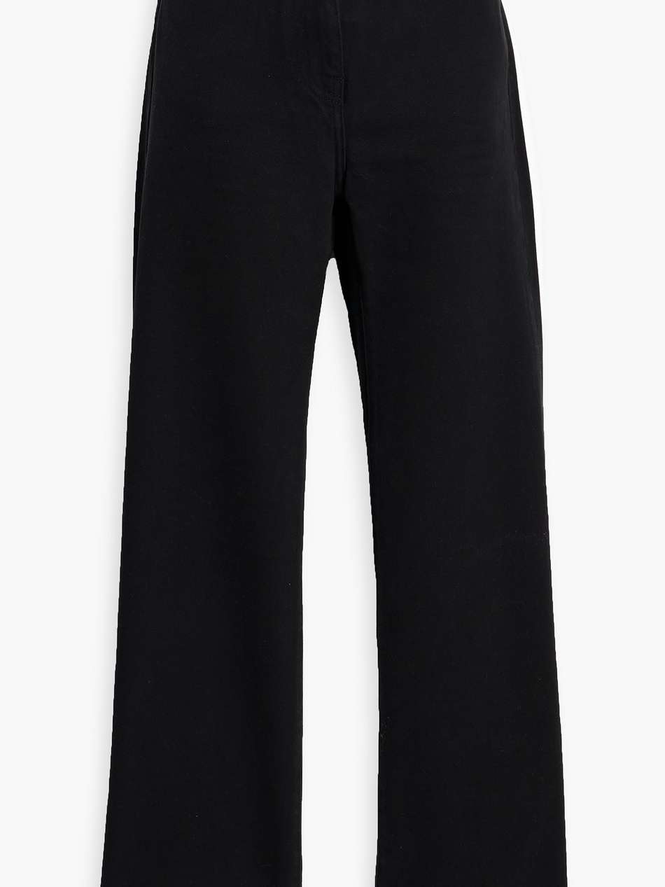 briol frayed high-rise straight-leg jeans
