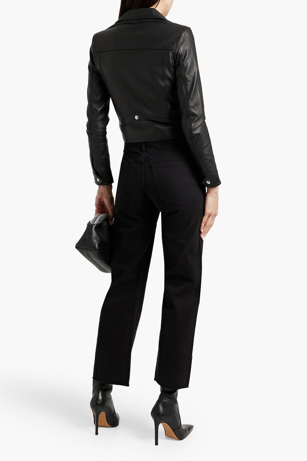 IRO Kolmar leather biker jacket