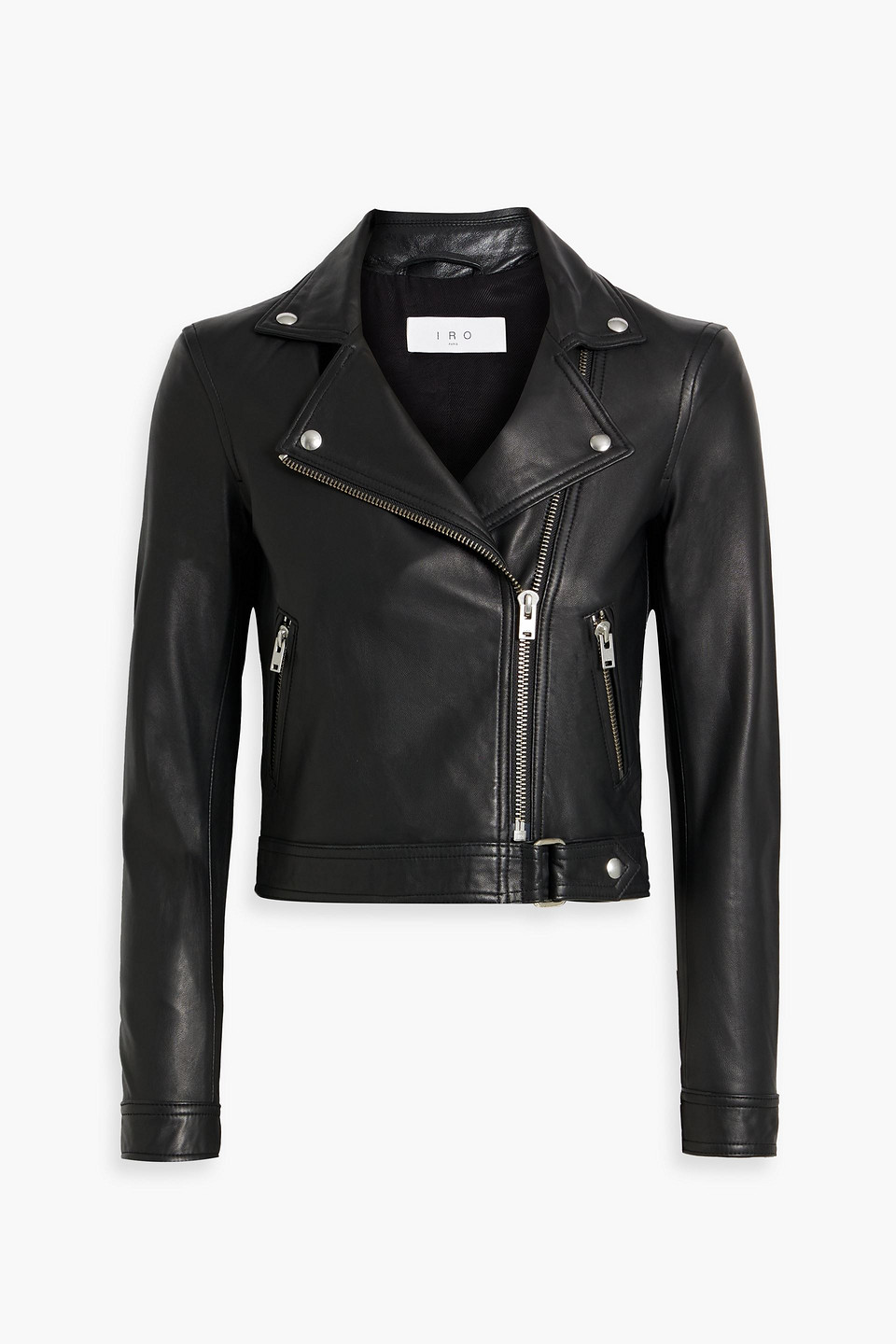 Kolmar leather biker jacket