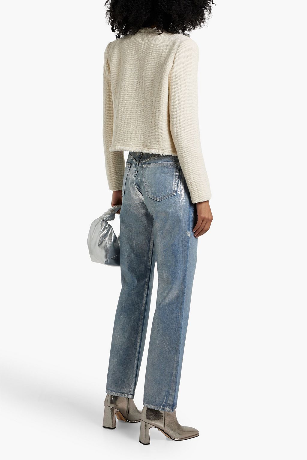 IRO Deana cotton, wool and alpaca-blend tweed jacket