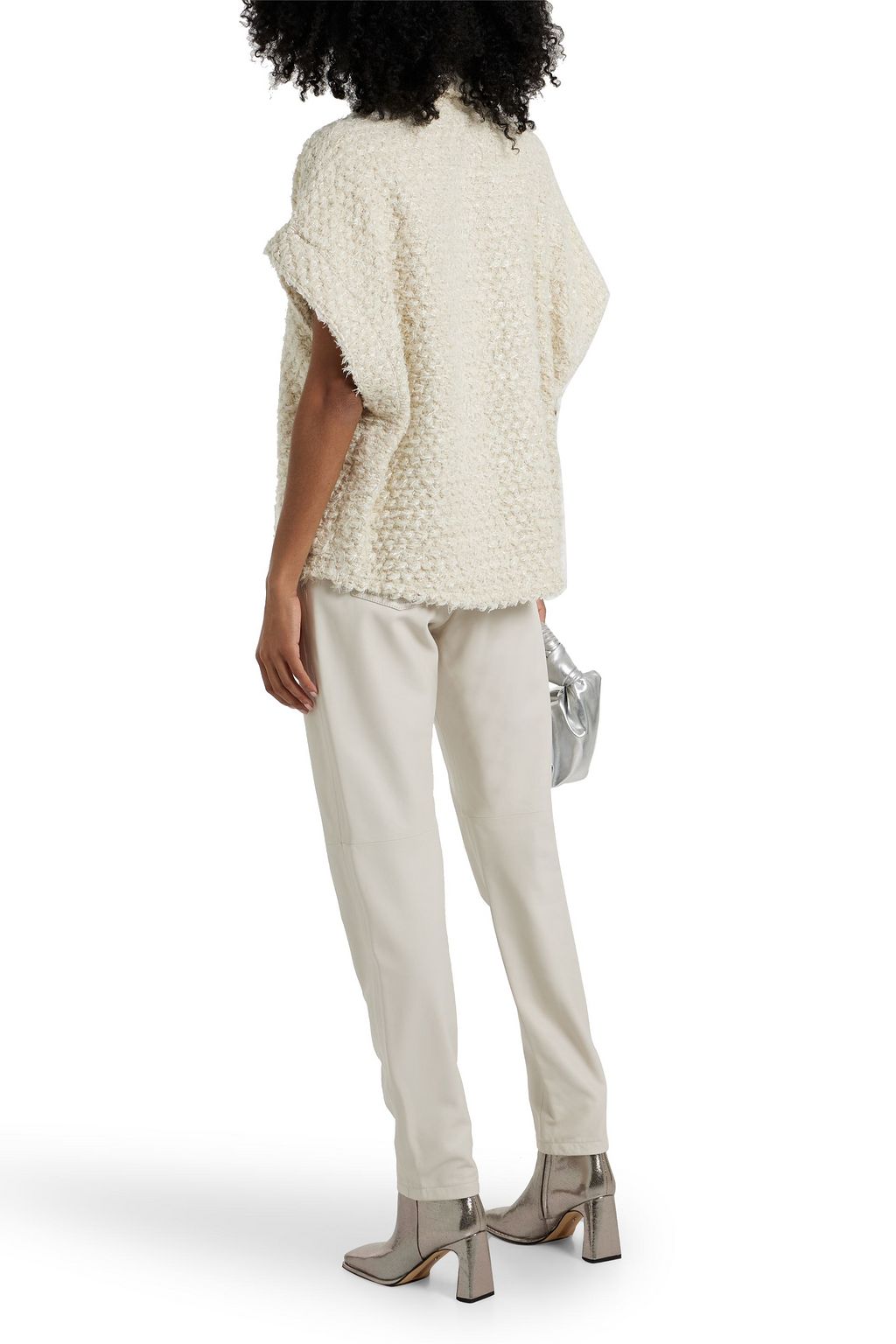 IRO Santos bouclé-tweed shirt