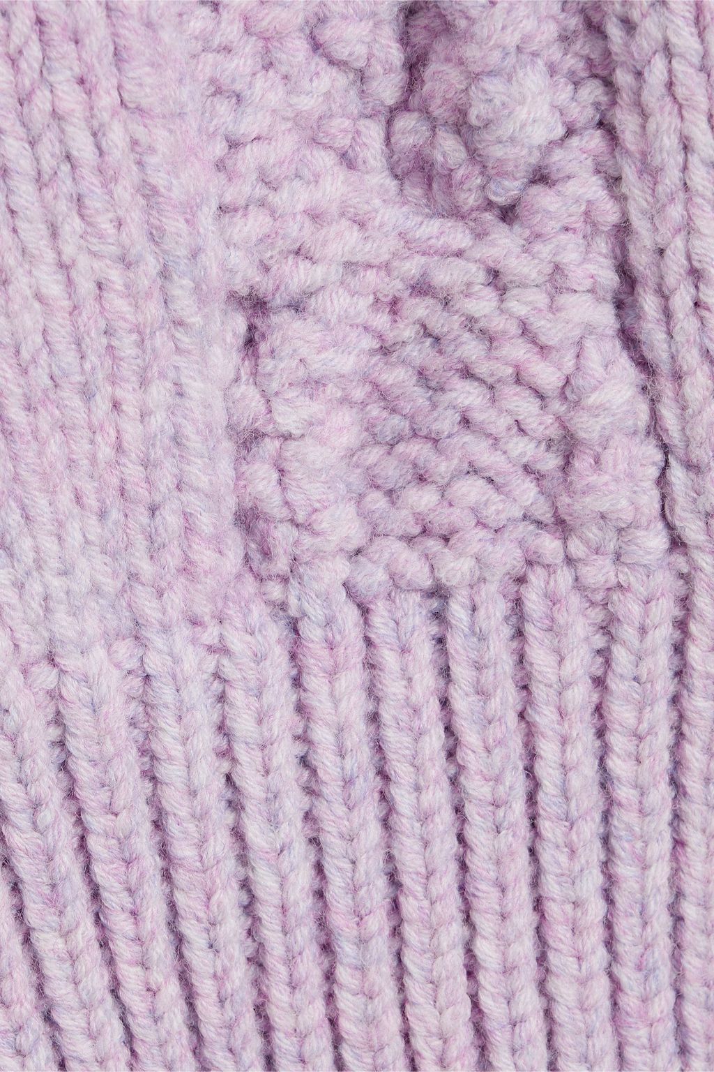 IRO Holea cable-knit wool-blend half-zip sweater