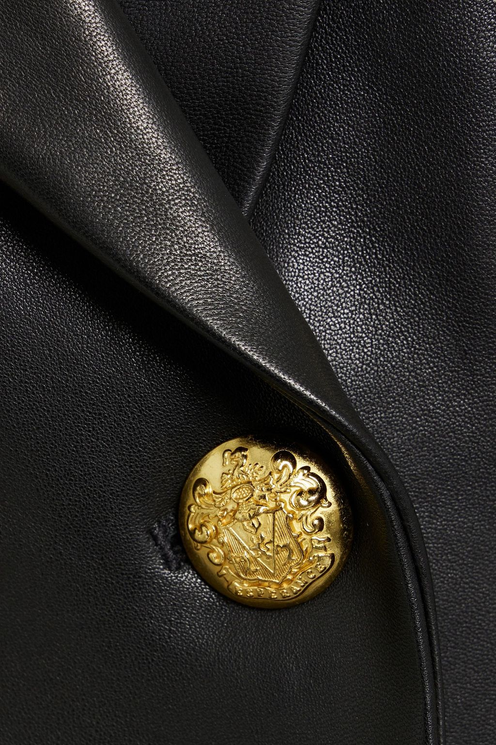 VERONICA BEARD Cooke Dickey button-embellished leather blazer