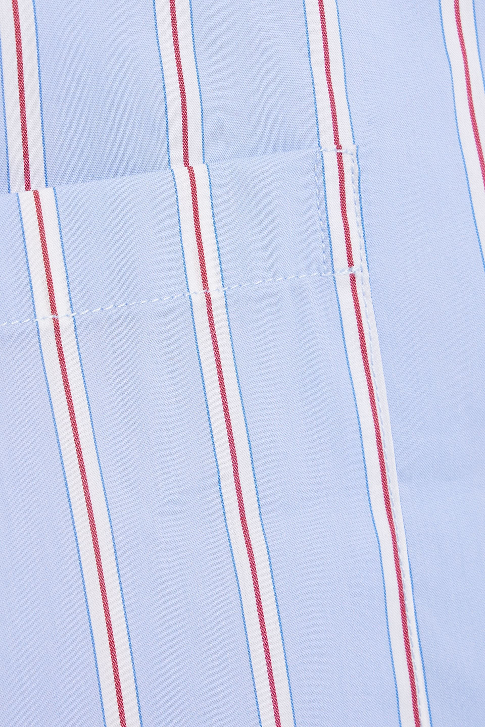 Solid & Striped The Jancy Striped Cotton-blend Poplin Shirt