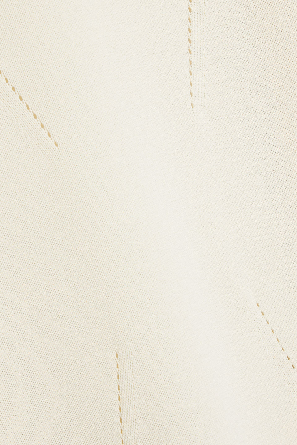 Solid & Striped The Narcia Cutout Stretch-knit Mini Dress In Ivory