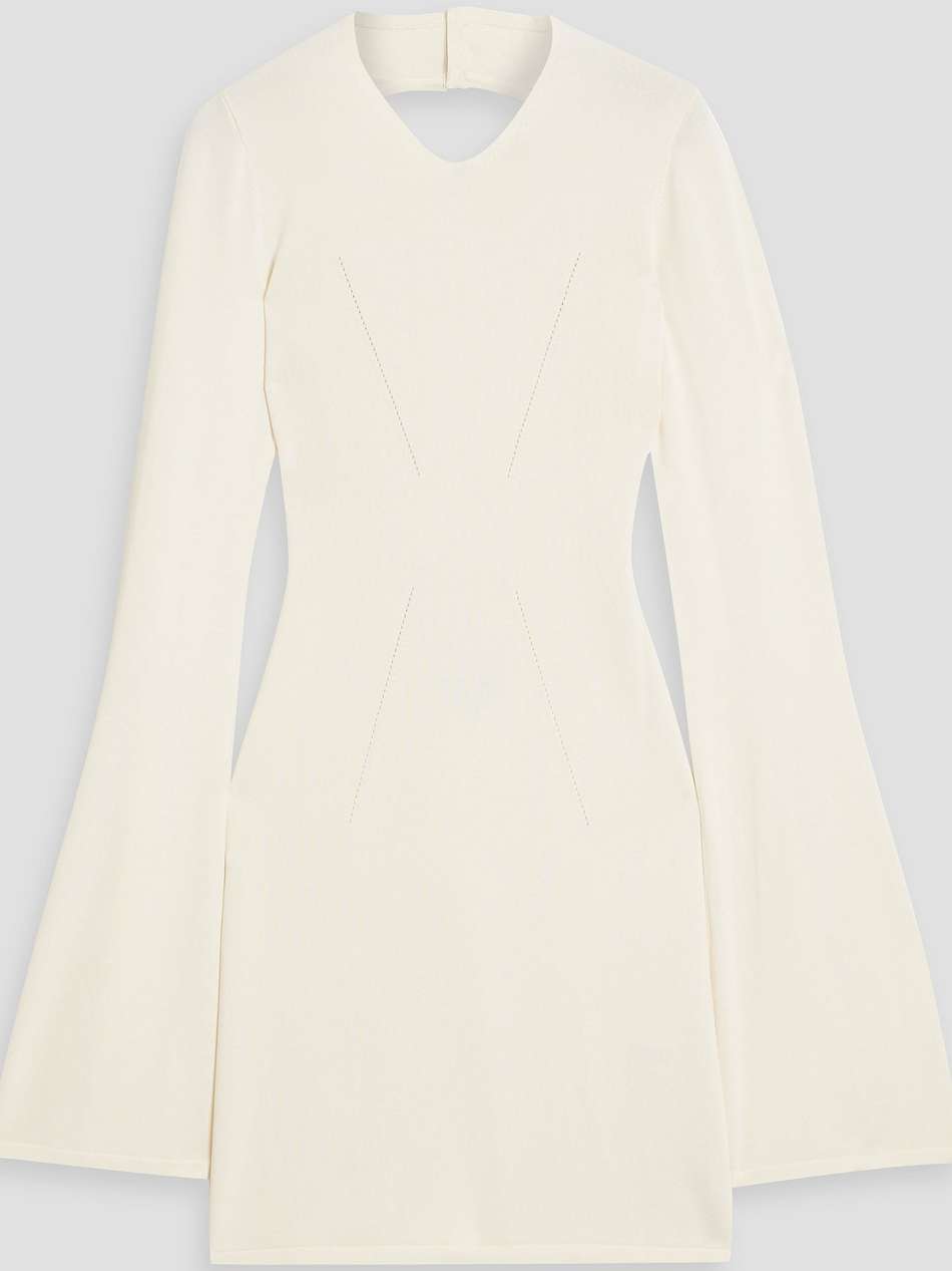 the narcia cutout stretch-knit mini dress