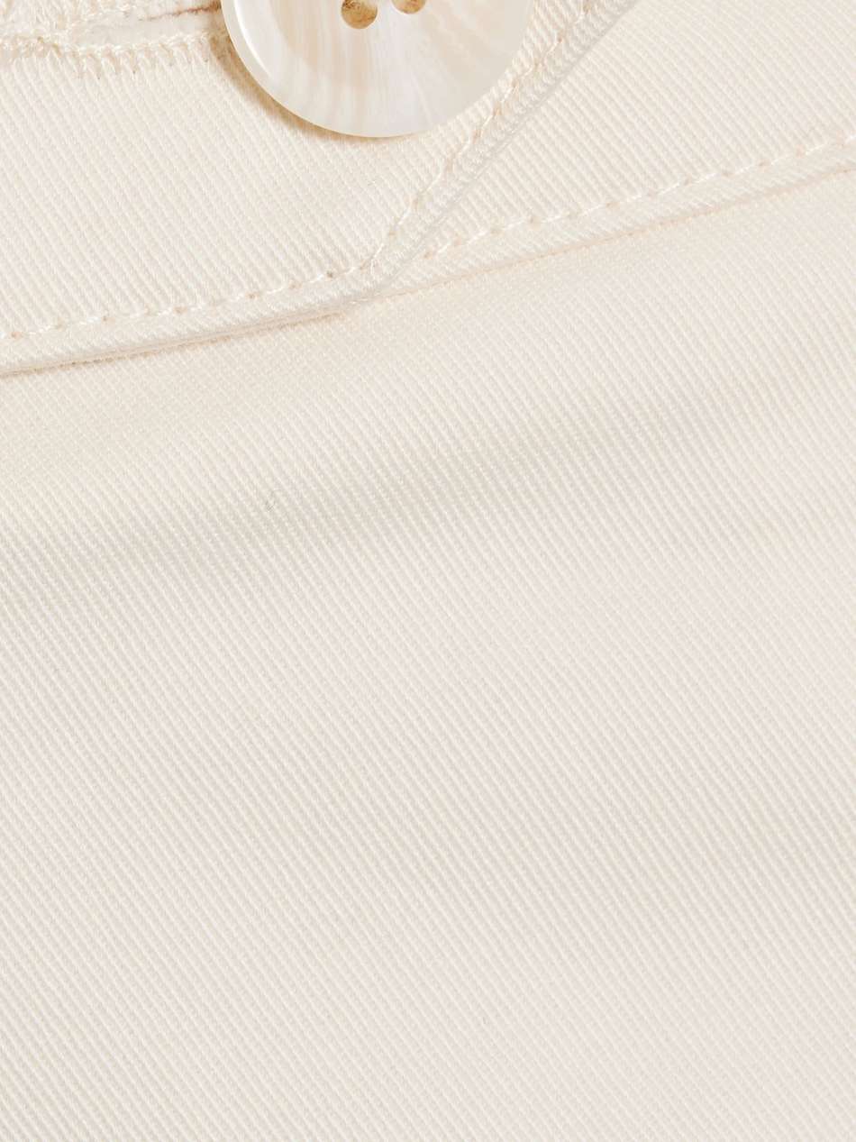 the tori cotton-twill wide-leg pants