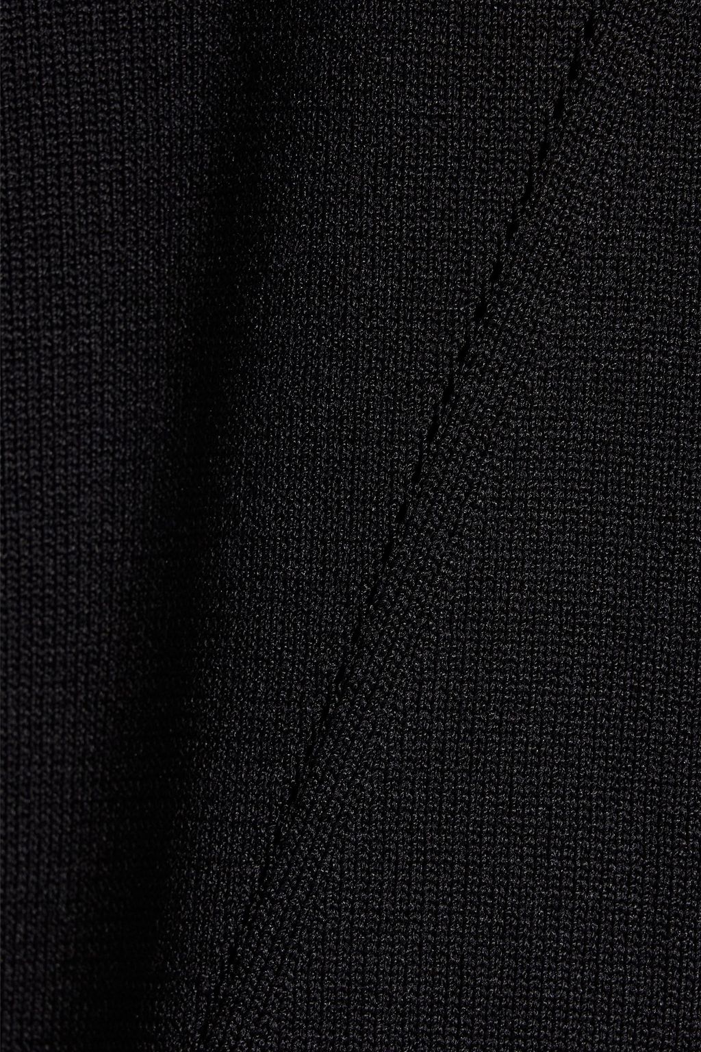 SOLID & STRIPED فستان قصير "ذا ناركيا" من نسيج محبوك ومطاط مزين بفتحات