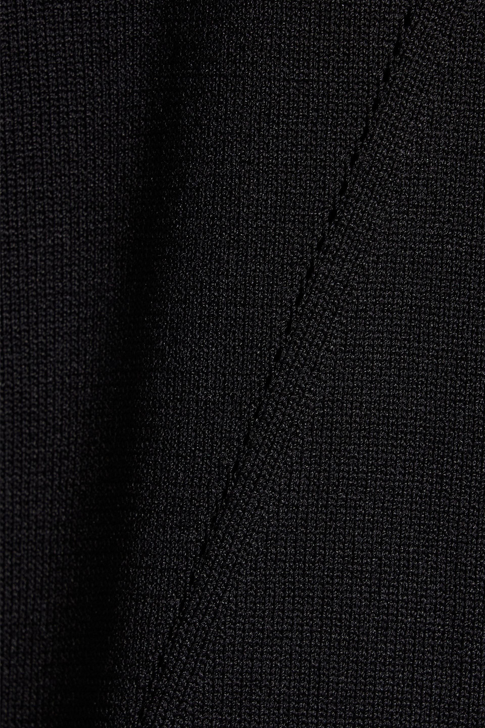 Solid & Striped The Narcia Cutout Stretch-knit Mini Dress In Black