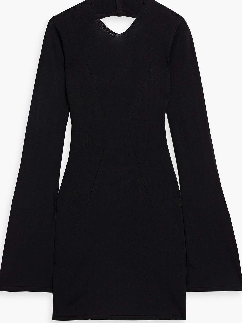 the narcia cutout stretch-knit mini dress