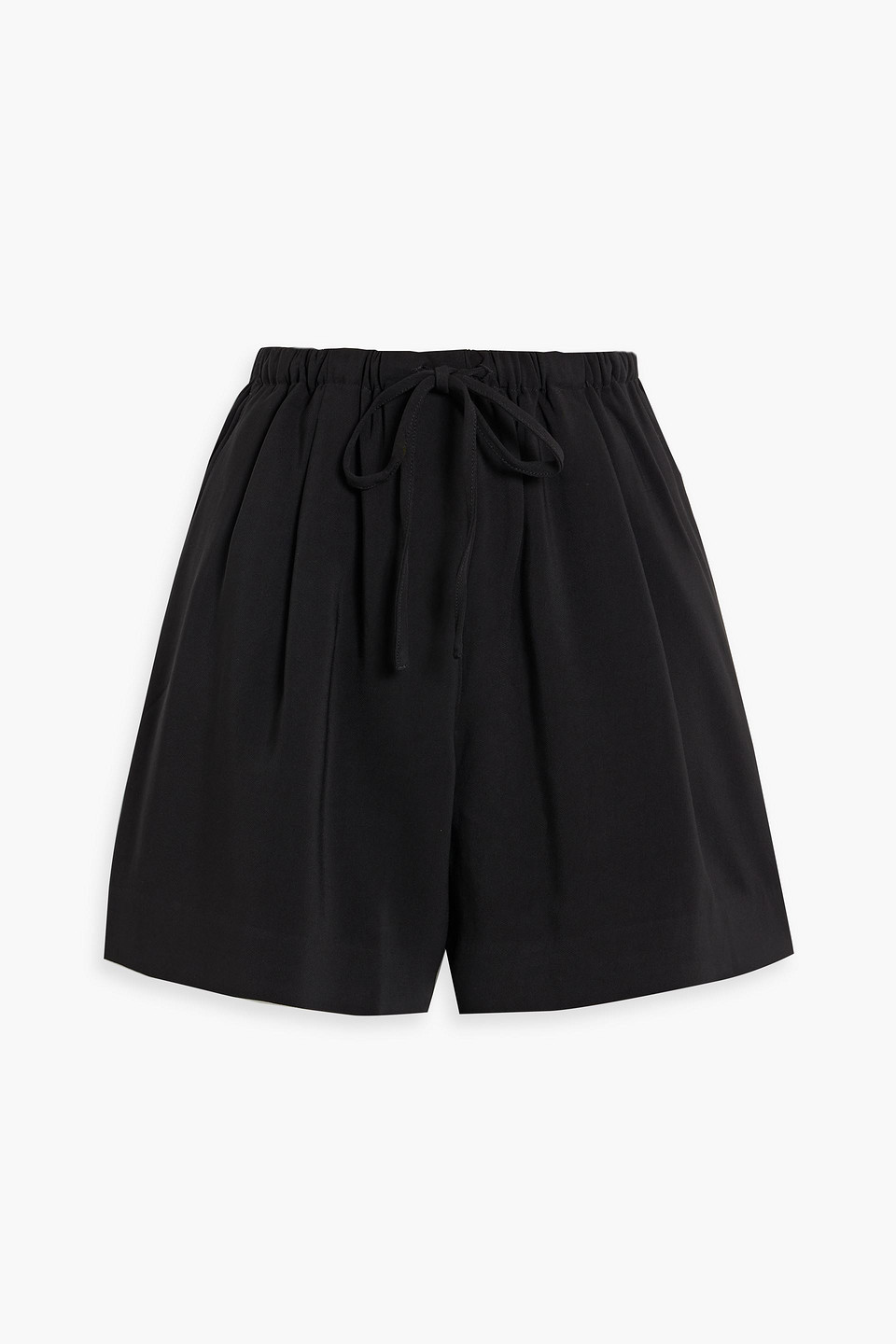 Solid & Striped The Rois Crepe Shorts In Black