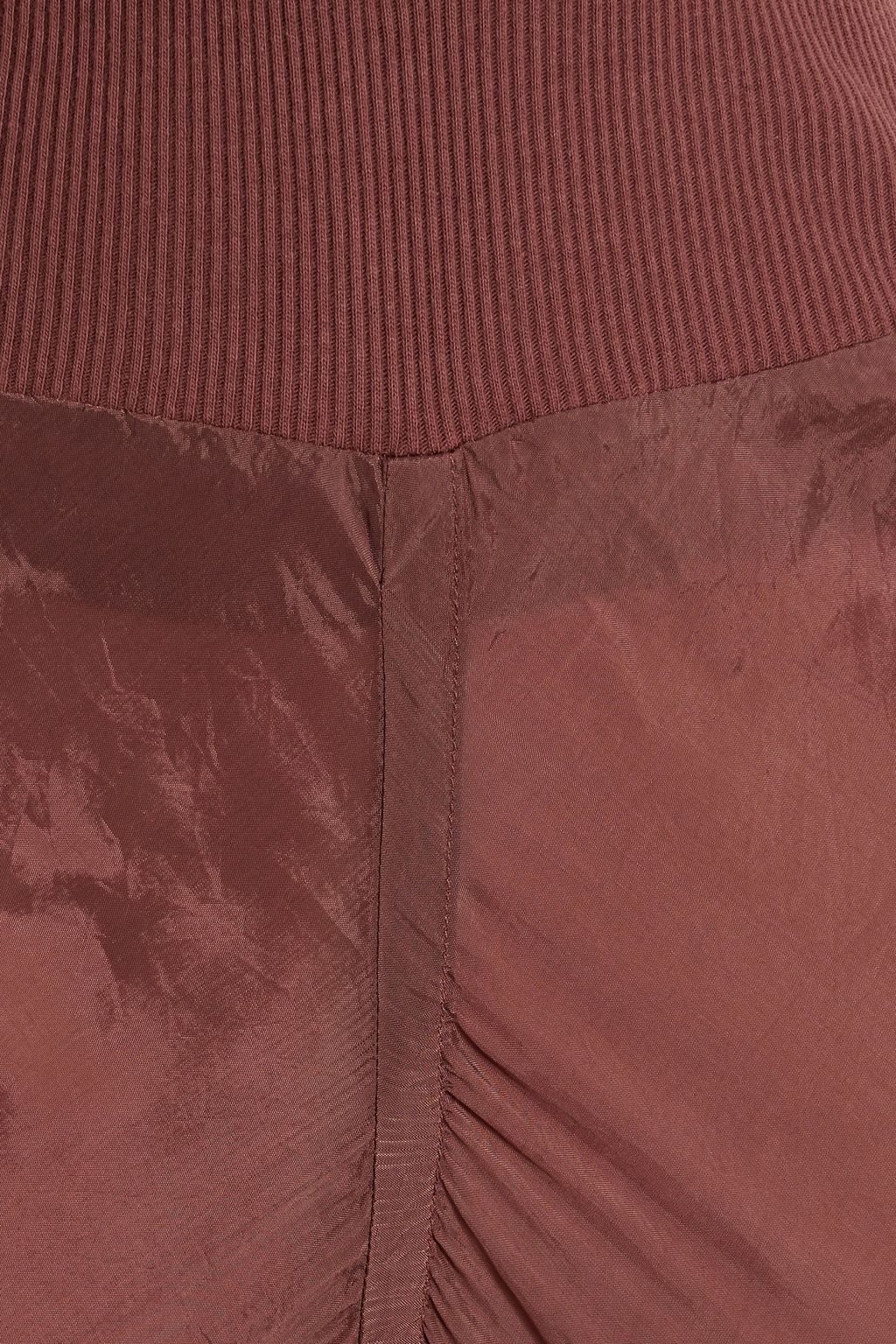 RICK OWENS Cupro-satin wide-leg pants