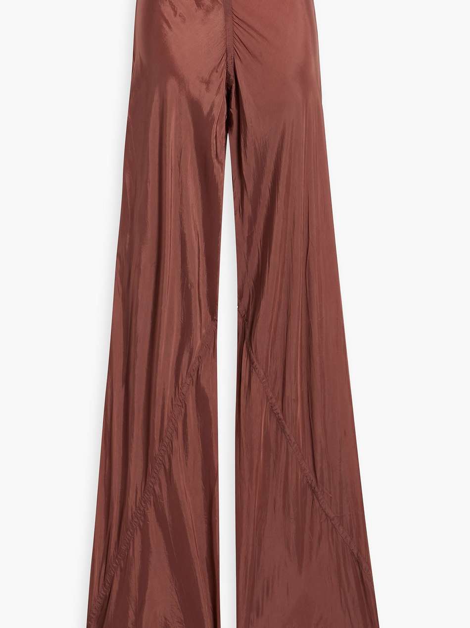 cupro-satin wide-leg pants
