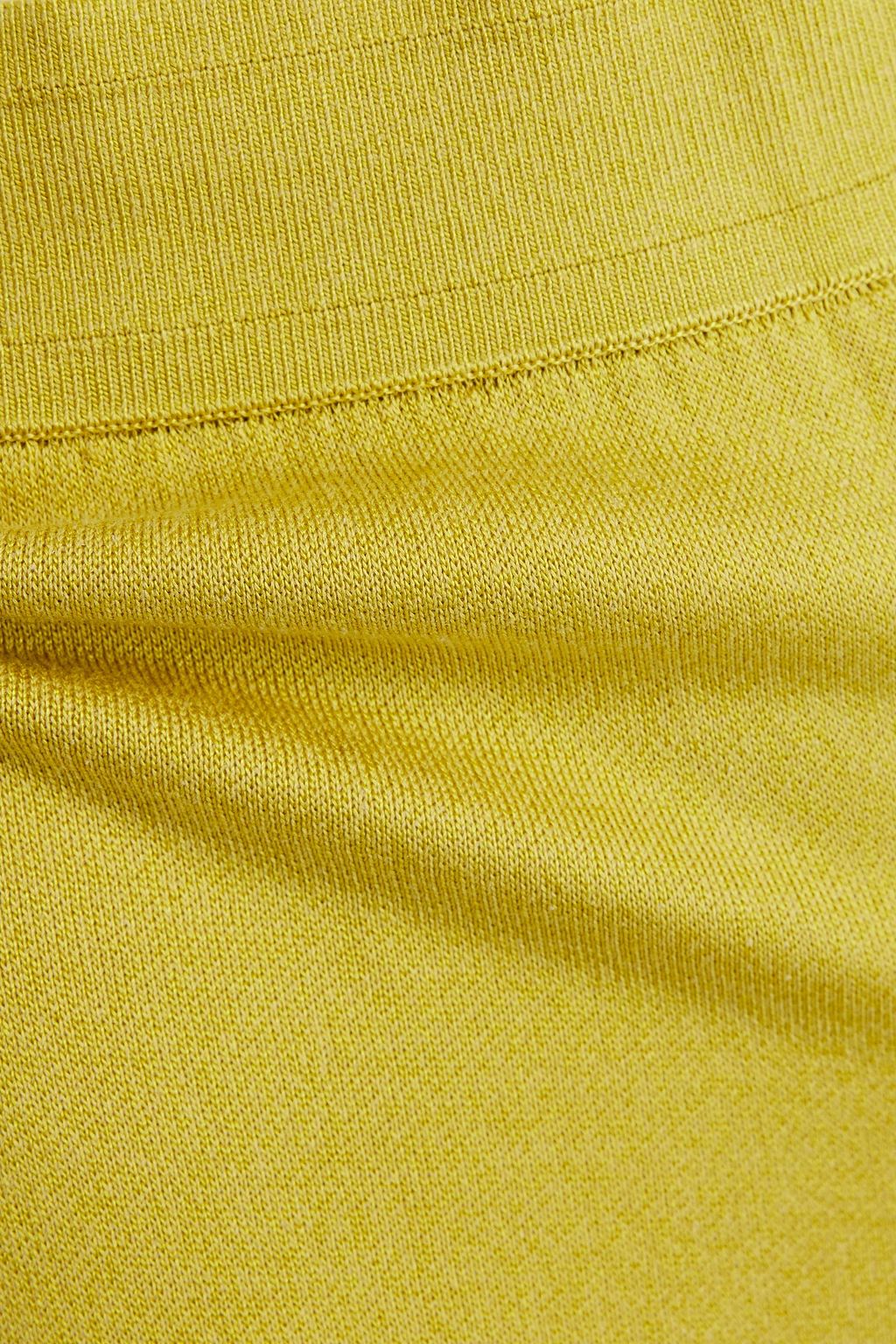 GENTRYPORTOFINO 실크 코튼 혼방 스트레이트 레그 팬츠