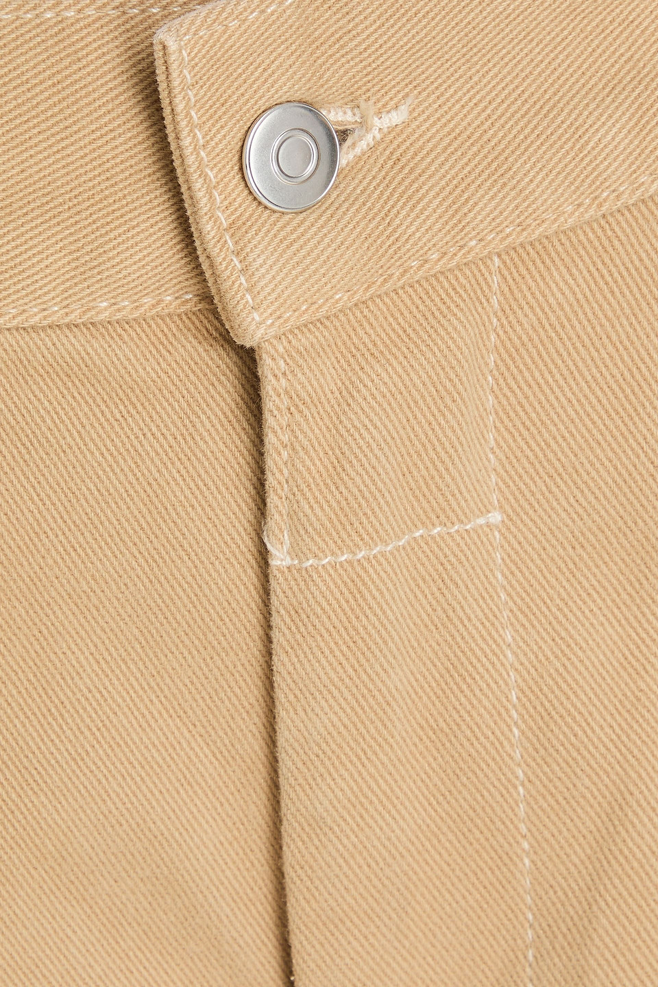 Sandro Hose Aus Baumwoll-gabardine In Beige