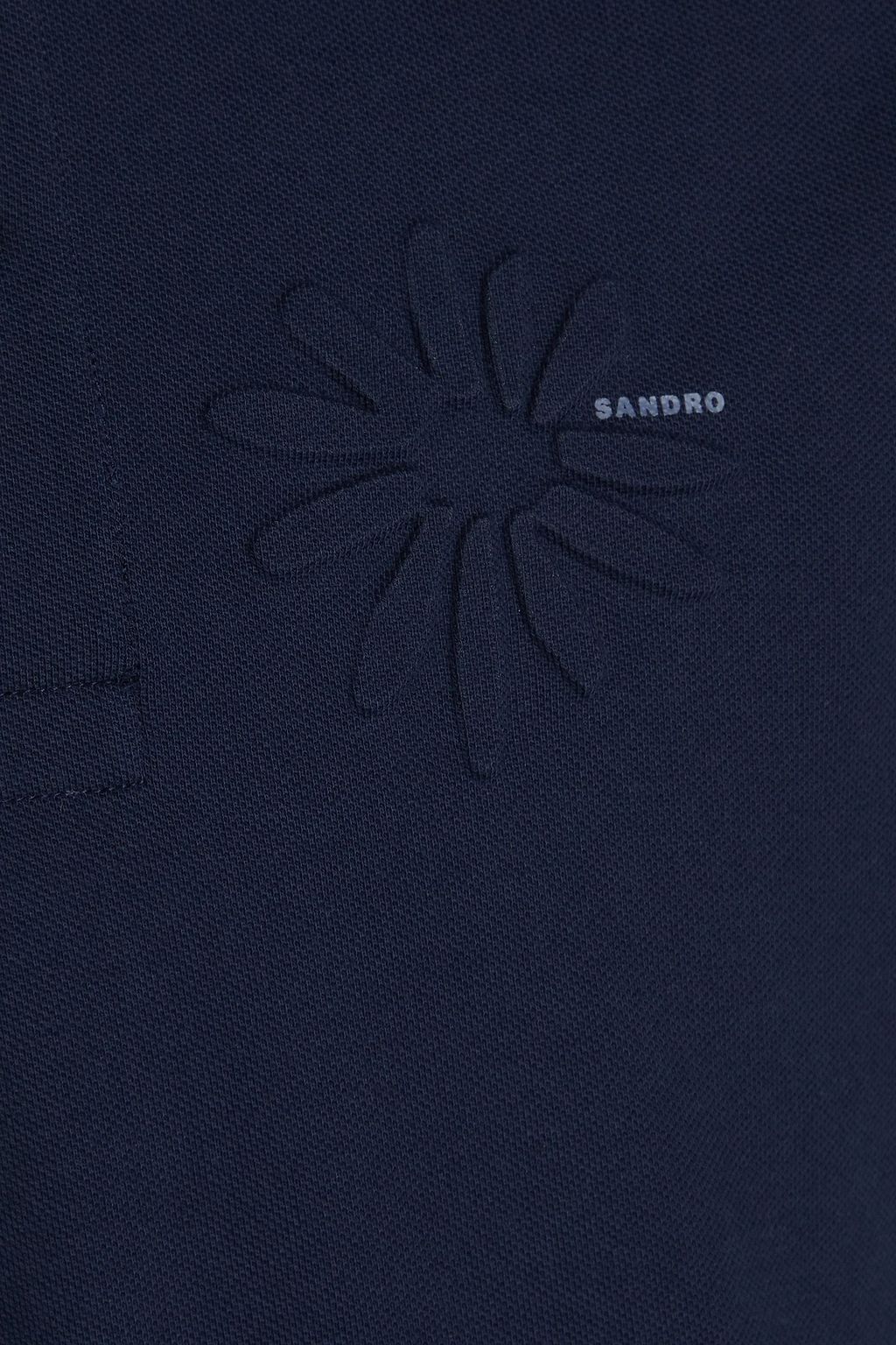 SANDRO قميص بولو من قطن بيكيه