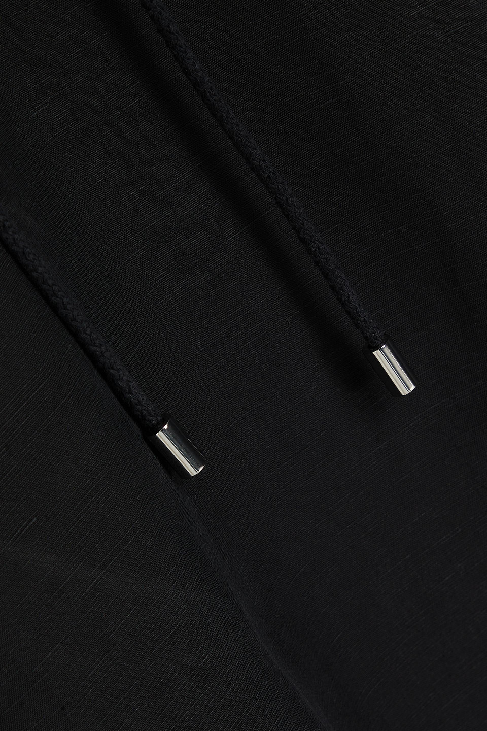 TOTÊME TIE-DETAILED TENCEL™ LYOCELL AND LINEN-BLEND TOP