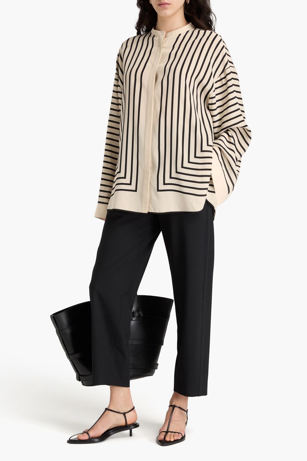 TOTEME Striped silk blouse