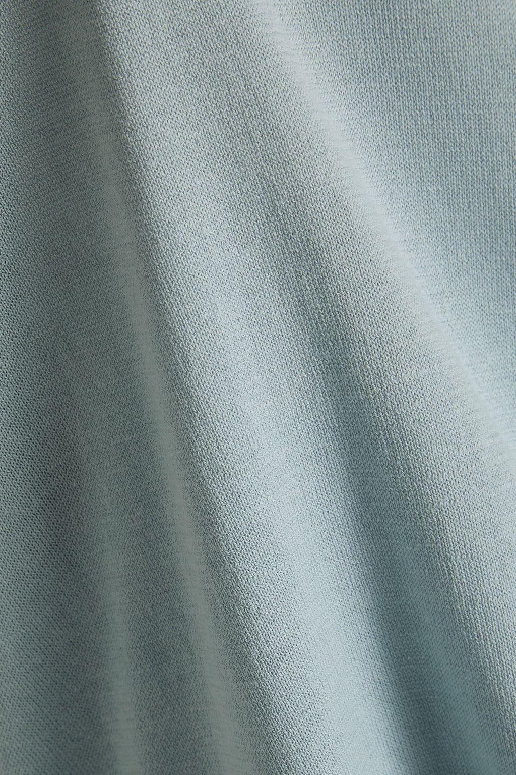 GENTRYPORTOFINO Pullover aus einer Seiden-Baumwollmischung