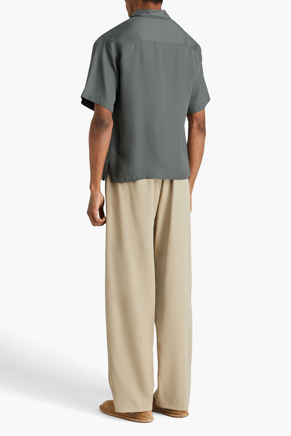  Sandro - Hemd Aus Twill Aus Einer Lyocellmischung - Grau - Xs 