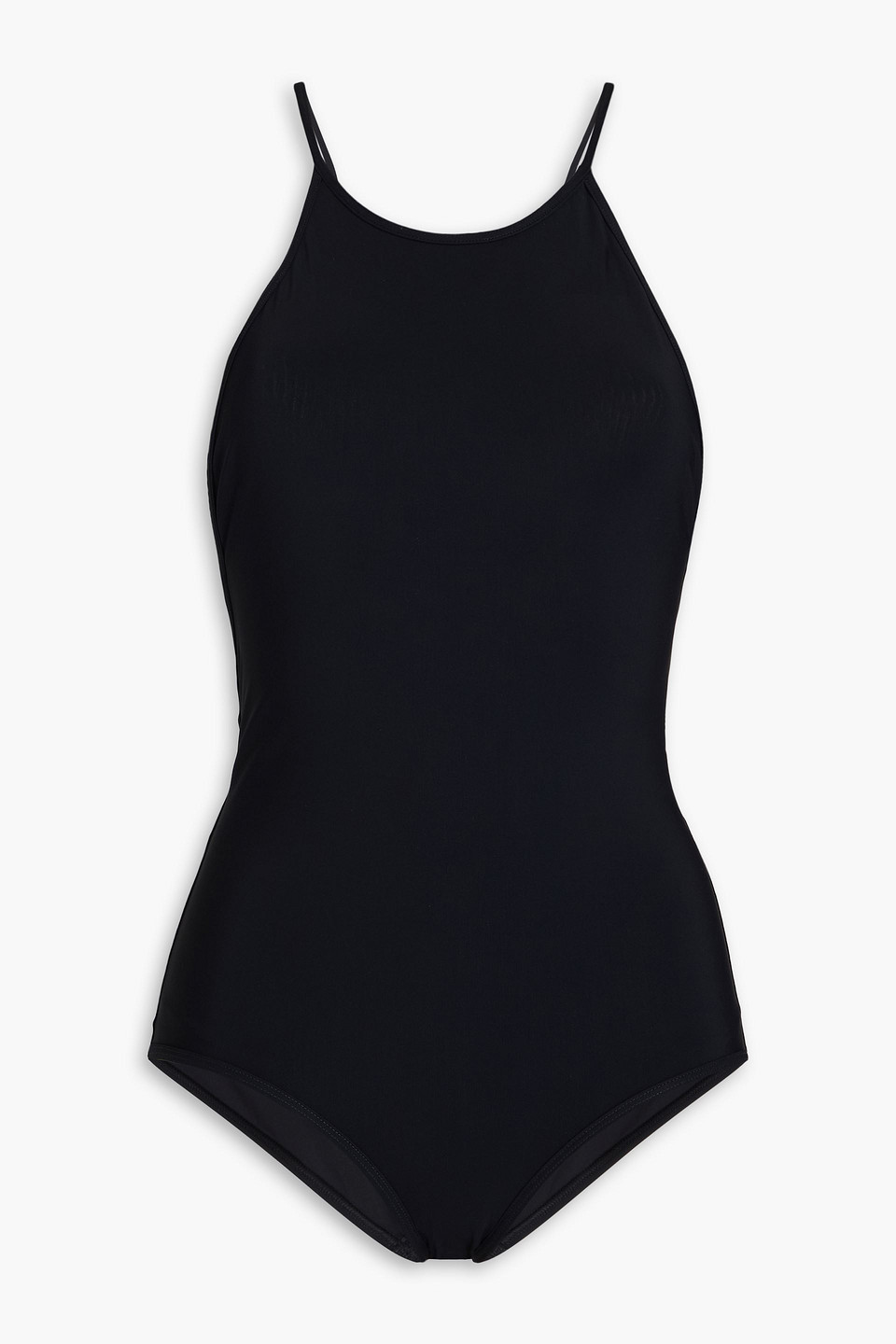 Totême Tie-back Swimsuit In Black