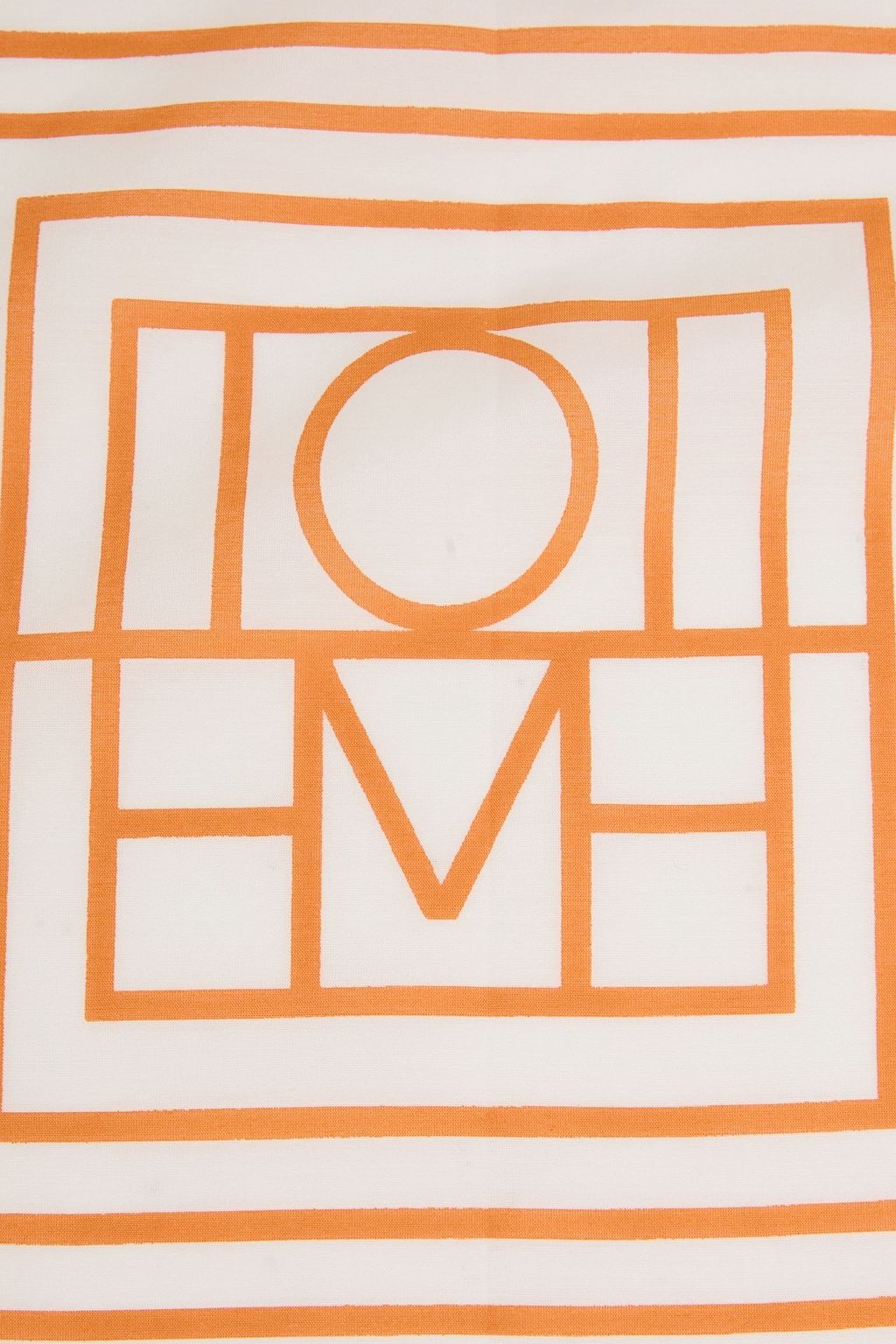 TOTEME Striped cotton and silk-blend scarf