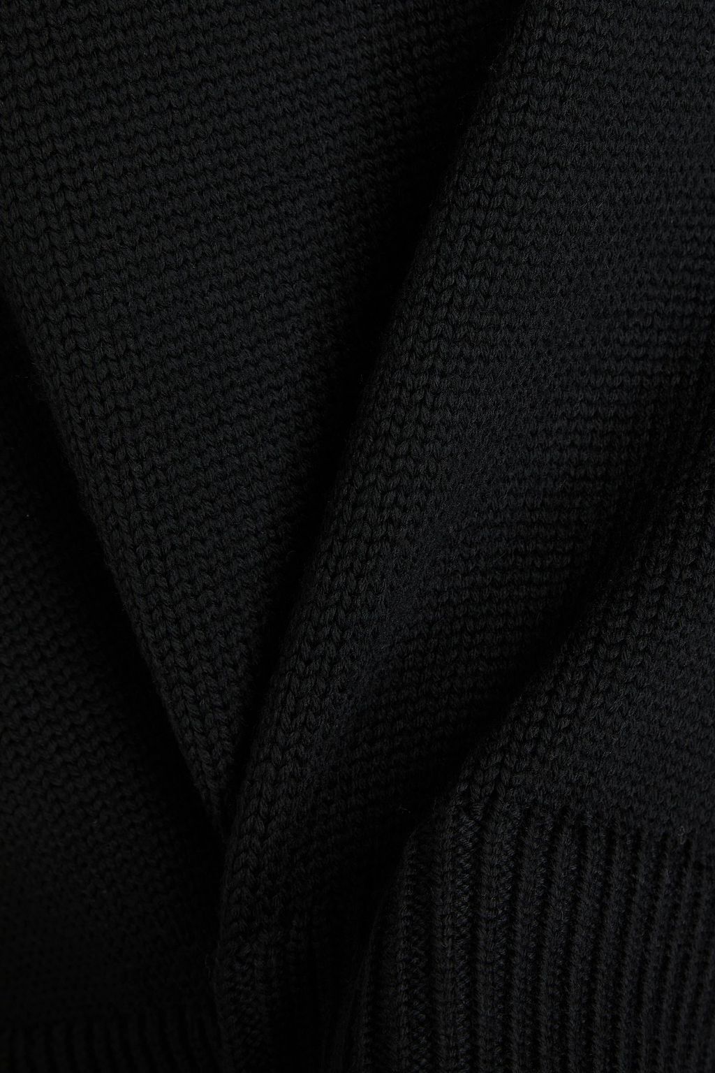 TOTEME Oversized wool and cotton-blend turtleneck sweater
