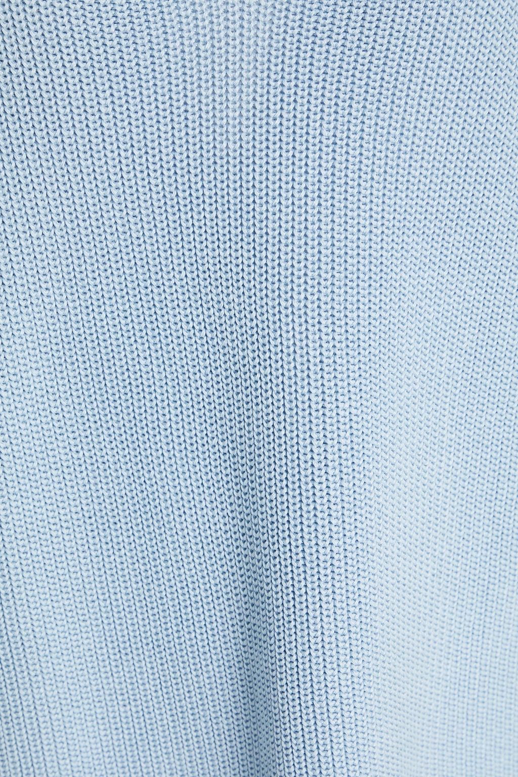 GENTRYPORTOFINO Silk and cotton-blend tank