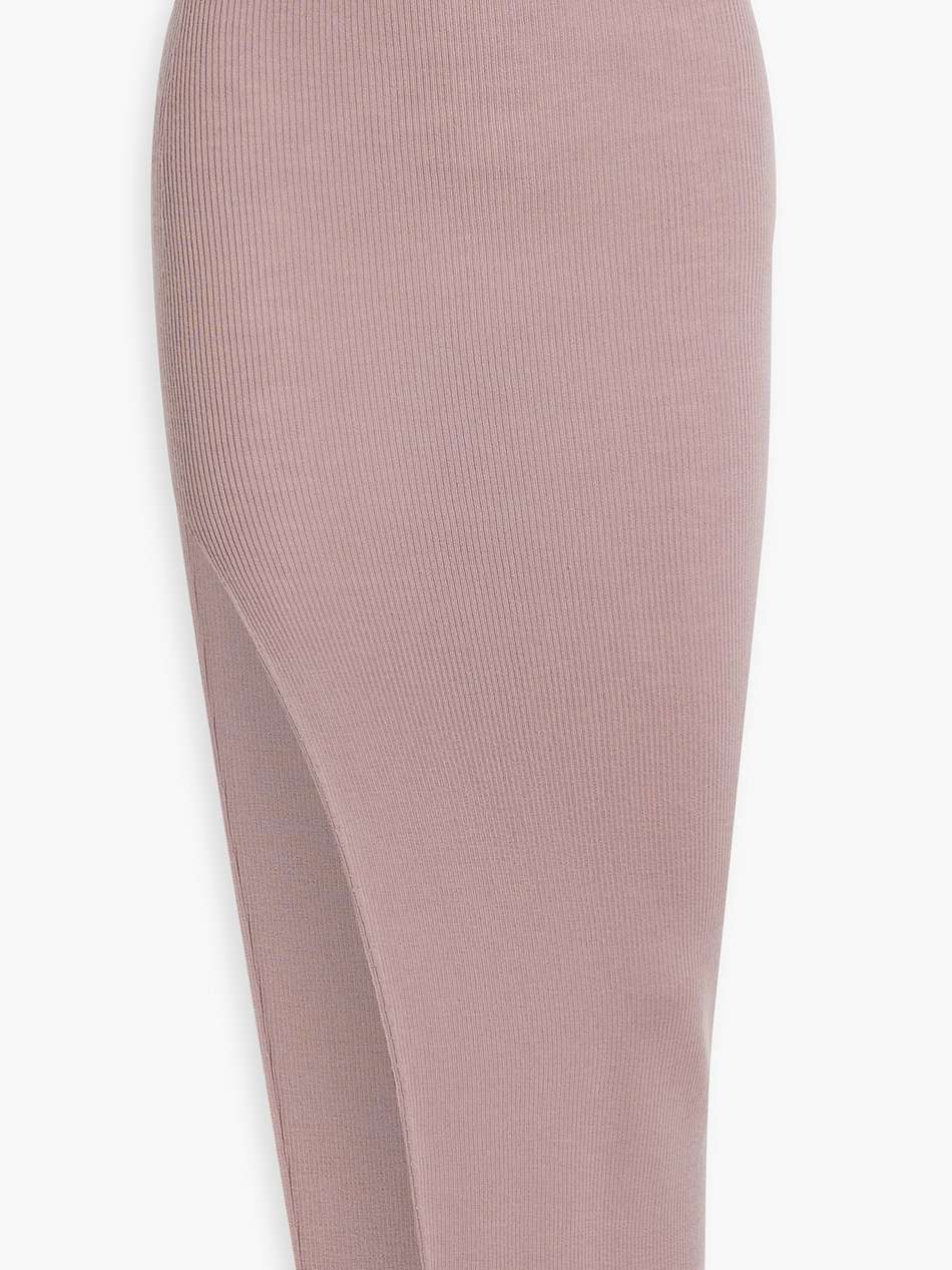 ziggy ribbed wool-blend midi pencil skirt