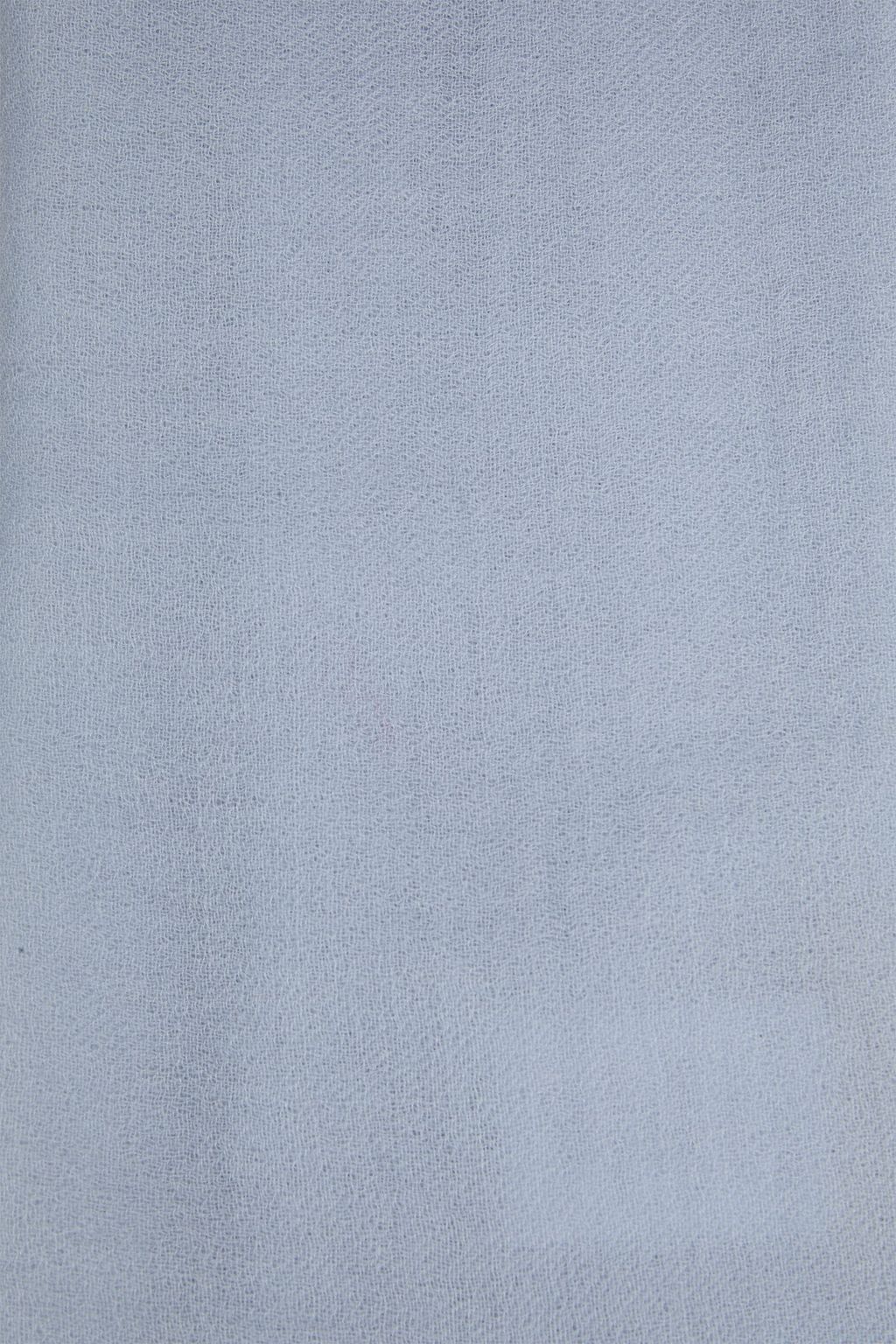 GENTRYPORTOFINO Fringed two-tone wool scarf