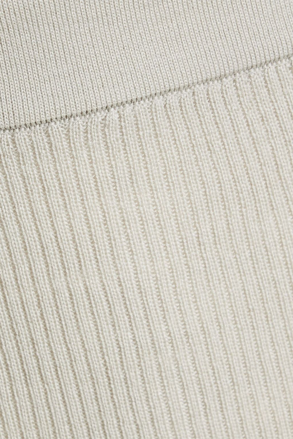 RICK OWENS Sacri ribbed wool-blend maxi pencil skirt