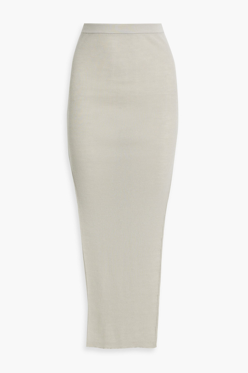 Rick Owens Sacri Maxi Skirt In Stone